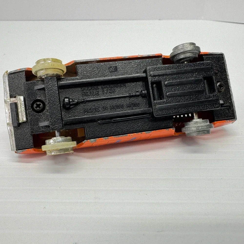 Vintage Zee Toys Dodge Charger 77 Orange Hong Kong 1:48 Scale Dukes Of Hazard 4